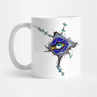 The Monster Eye - Japanese art style - vector illustration Mug